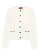 Gucci Long Sleeve Crew-Neck Cardigan