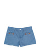 Gucci Short Pants In Cotton With Clips