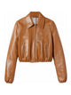 Gucci Leather Bomber Jacket