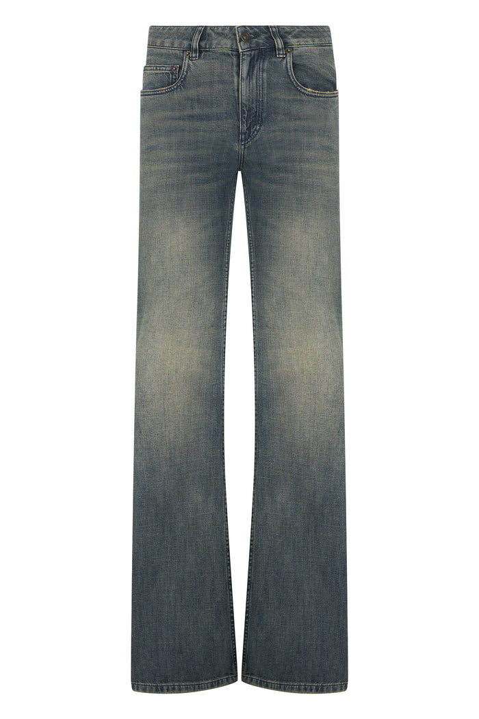 Balenciaga Straight Jeans In Cotton