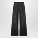 Balenciaga Black Washed Jeans With Jacquard Logos