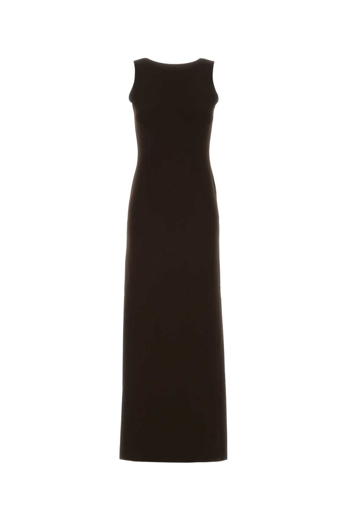 Gucci Chocolate Stretch Viscose Blend Dress