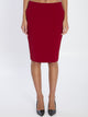 Saint Laurent Mid-Rise Pencil Skirt In Satin