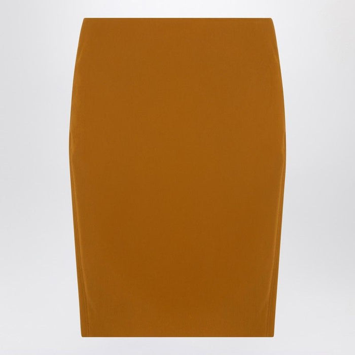 Saint Laurent Ochre Yellow Skirt