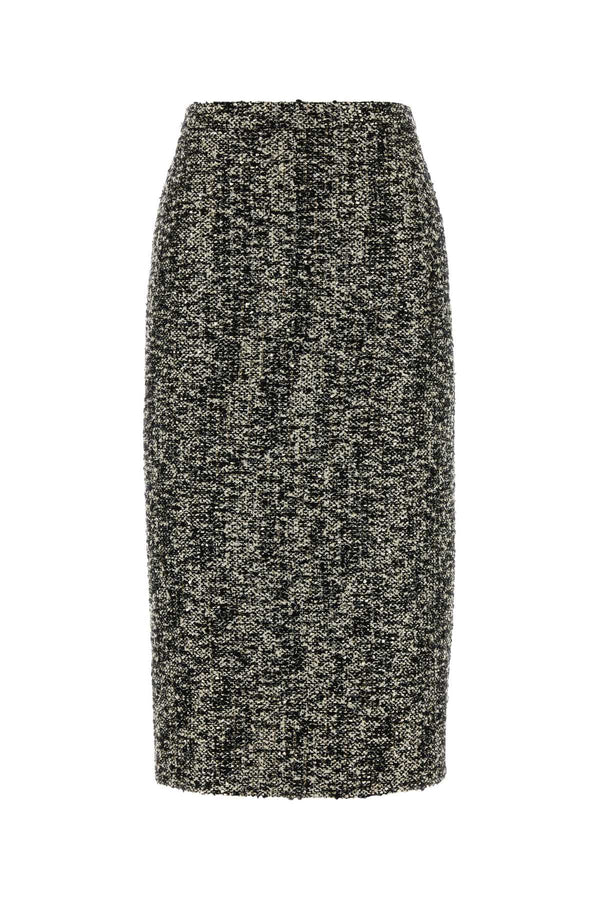 Gucci Multicolor Bouclã© Skirt