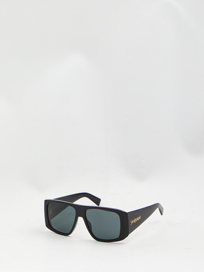Saint Laurent Black Acetate Sunglasses