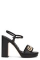 Gucci Gg Marmont Sandals In Leather