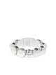 Alexander Mcqueen Pearl Embellishment Skull Beaded Ring