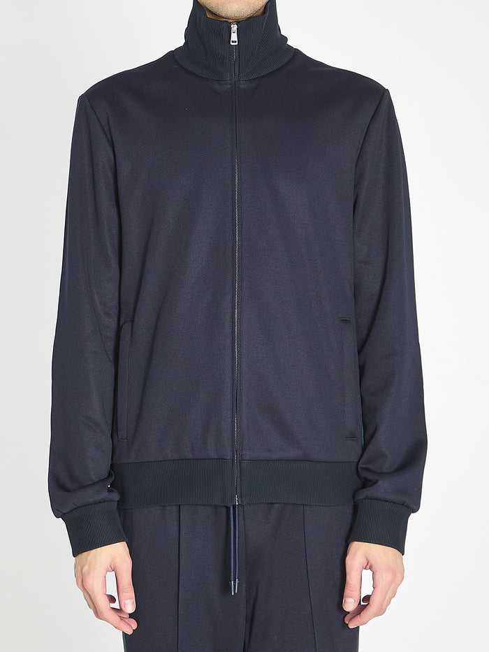 Gucci Dark Blue Polyester Blend Sweatshirt