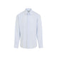 Saint Laurent Blue Cotton Striped Shirt