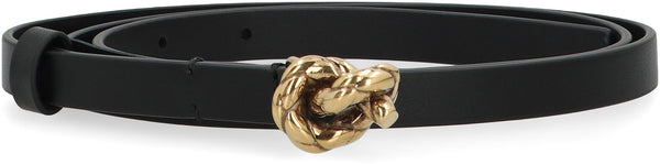 Bottega Veneta Knot Belt In Leather