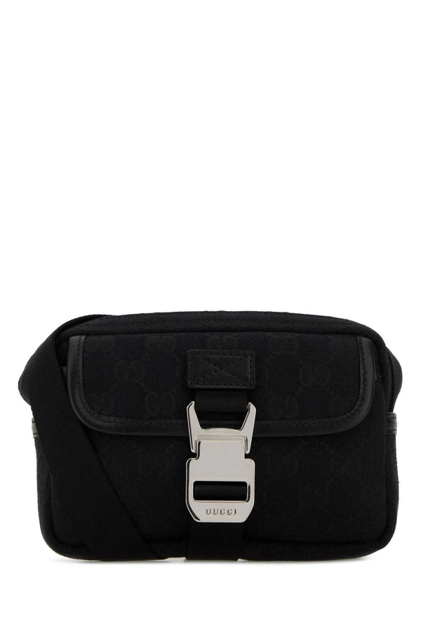 Gucci Black Canvas Mini Crossbody Bag