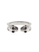 Alexander Mcqueen Twin Skull Ring