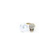 Alexander Mcqueen Gold Tone Pearl Skull Logo Accessory