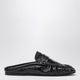 Saint Laurent Le Loafer Mules In Eel Leather In Blue