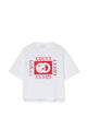 Gucci Kids Gucci Kids T-Shirts In White/Red.