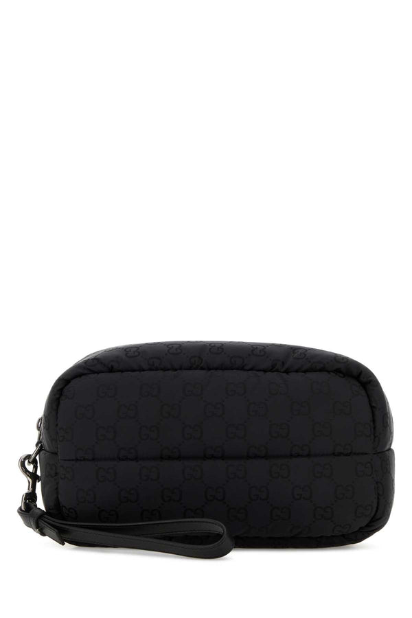 Gucci Black Canvas Clutch