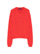 Gucci Cotton Monogram Cardigan With Perforations