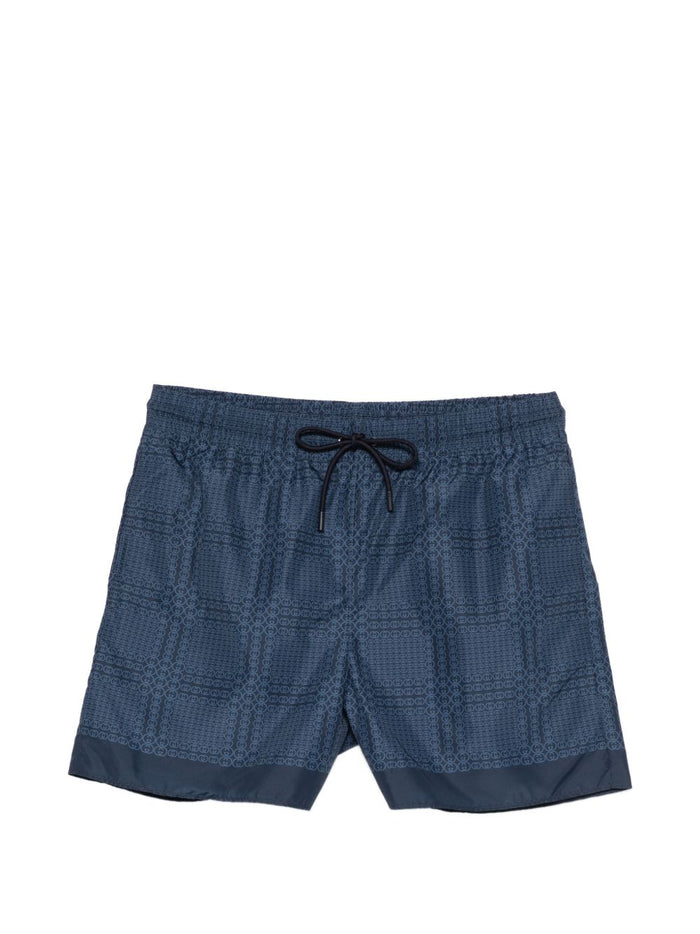 Gucci Printed Polyester Swimming Shorts