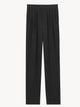 Saint Laurent Tailored Trousers In Black Habutai Silk