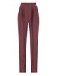 Saint Laurent Saint Laurent Mid-Rise Silk Habotai Pants