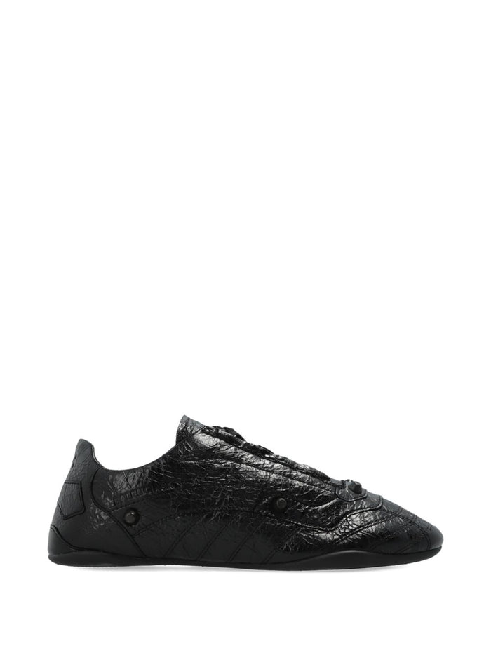 Balenciaga Black City Sneaker Embossed Logo