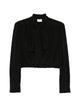 Saint Laurent Silk Blouse With Lavallière Collar