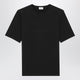 Saint Laurent Black Oversized T-Shirt With Logo Embroidery
