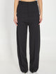 Balenciaga Black Wool Wide-Leg Pant