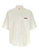 Balenciaga White Down Cotton Shirt