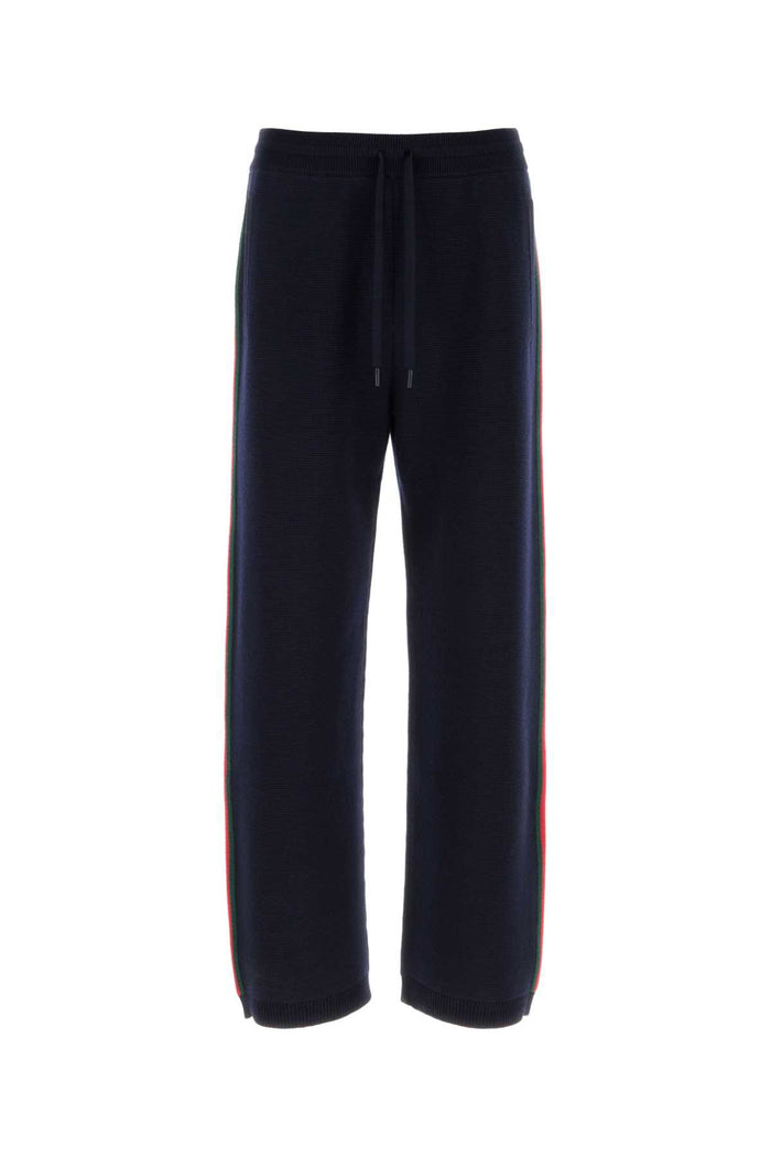 Gucci Midnight Blue Stretch Wool Joggers