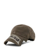 Balenciaga Khaki Green Panelled Logo Hat