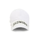 Balenciaga White Panelled Curved Peak Hat