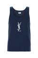 Saint Laurent Tank Top Cassandre Embroidery