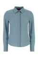 Gucci Light-Blue Silk Shirt