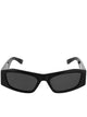 Balenciaga Nano Rectangular Black Sunglasses