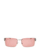 Balenciaga Silver Metal Gossip Sunglasses