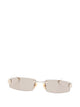 Balenciaga Golden Metal Sunglasses