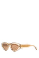 Gucci Yellow Orange Acetate Sunglasses