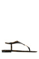 Saint Laurent Printed Fabric Cassandra Sandals