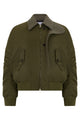 Bottega Veneta Bomber Jacket With Woven Leather Inserts