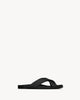 Saint Laurent Leather Men Shoes Flat Sandals