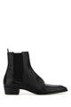 Saint Laurent Black Stanton Chelsea Boots