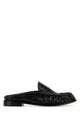 Saint Laurent Black Leather Le Loafers Slippers