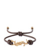 Saint Laurent Chocolate Logo Knot Detail Bijoux