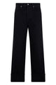 Bottega Veneta Black Cotton Front Pocket Trousers