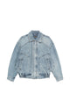 Saint Laurent Saint Laurent Oversized South Blue Denim Jacket