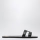 Saint Laurent Mabrouka Black Leather Sandals