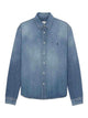 Saint Laurent Cassandre Shirt In Denim