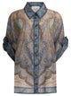 Zimmermann Multicolor Silk Shirt